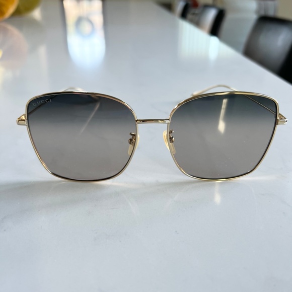 Gucci Pure Metal 60MM Square Sunglasses - Picture 3 of 7